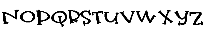 ZP Glucose Expanded Bold Font UPPERCASE