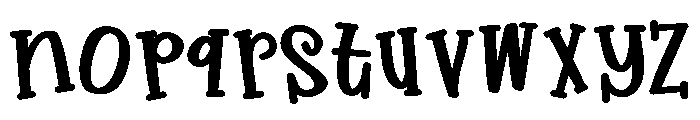 ZP Glucose Expanded Bold Font LOWERCASE