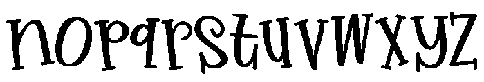 ZP Glucose Expanded Font LOWERCASE