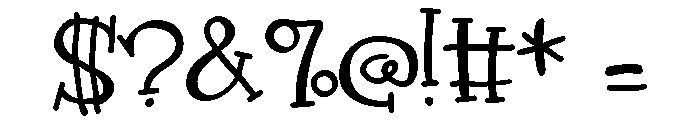 ZP Glucose Font OTHER CHARS