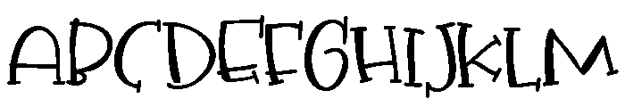 ZP Glucose Font UPPERCASE