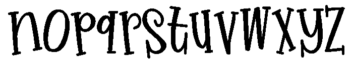 ZP Glucose Font LOWERCASE