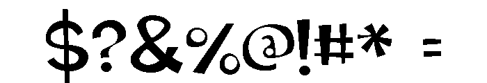 ZP Goblin Girl Light Font OTHER CHARS