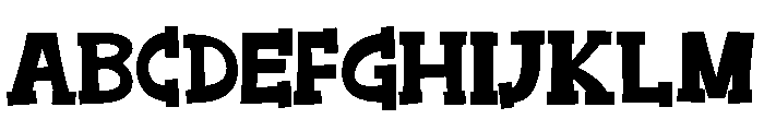 ZP Good Heart Bold Font UPPERCASE