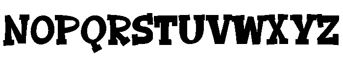 ZP Good Heart Bold Font UPPERCASE