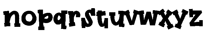 ZP Good Heart Bold Font LOWERCASE
