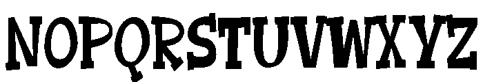 ZP Good Heart Condensed Font UPPERCASE
