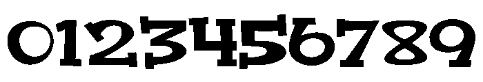 ZP Good Heart Expanded Font OTHER CHARS