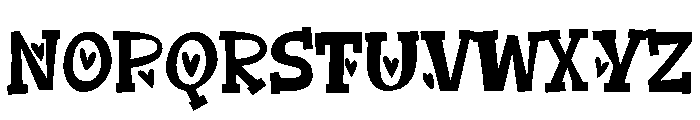 ZP Good Heart Too Font UPPERCASE