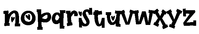 ZP Good Heart Too Font LOWERCASE