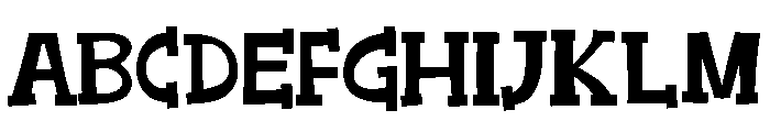 ZP Good Heart Font UPPERCASE