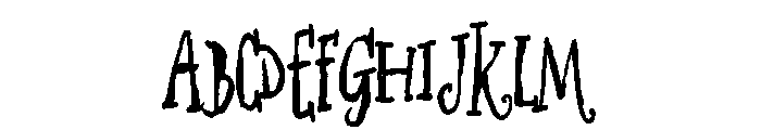ZP Gossip Ghoul Condensed Bold Font UPPERCASE