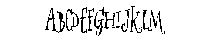 ZP Gossip Ghoul Condensed Font UPPERCASE