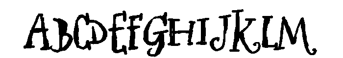 ZP Gossip Ghoul Expanded Bold Font UPPERCASE
