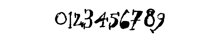 ZP Gossip Ghoul Expanded Font OTHER CHARS