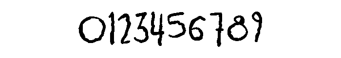 ZP Gossip Ghoul Print Bold Font OTHER CHARS