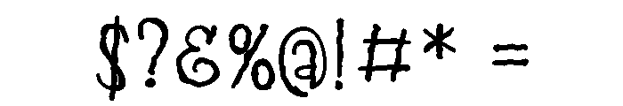 ZP Gossip Ghoul Print Bold Font OTHER CHARS