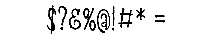 ZP Gossip Ghoul Print Condensed Bold Font OTHER CHARS