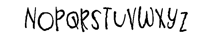 ZP Gossip Ghoul Print Condensed Bold Font UPPERCASE