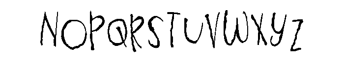 ZP Gossip Ghoul Print Condensed Font UPPERCASE