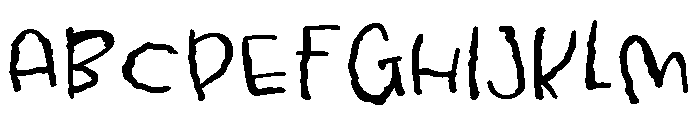 ZP Gossip Ghoul Print Expanded Bold Font UPPERCASE