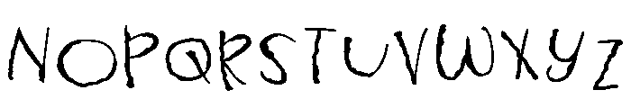 ZP Gossip Ghoul Print Expanded Font UPPERCASE