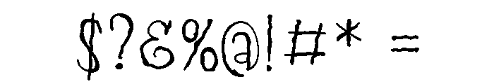 ZP Gossip Ghoul Print Font OTHER CHARS