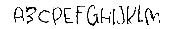 ZP Gossip Ghoul Print Font UPPERCASE