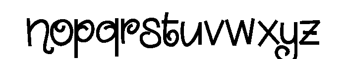 ZP Gracias Font LOWERCASE