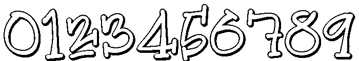 ZP Gregarine 3d Font OTHER CHARS