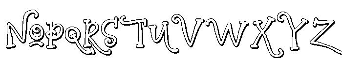 ZP Gregarine 3d Font UPPERCASE