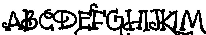 ZP Gregarine Bold Font UPPERCASE