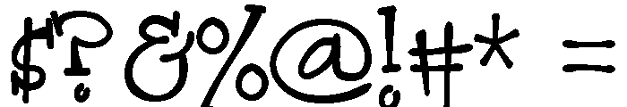 ZP Gregarine Condensed Font OTHER CHARS