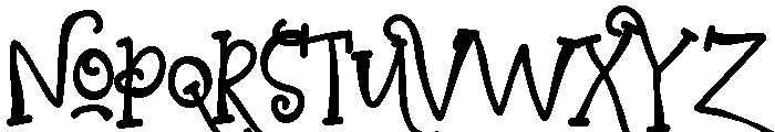 ZP Gregarine Condensed Font UPPERCASE