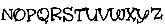 ZP Gregarine Condensed Font LOWERCASE