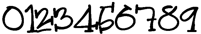 ZP Gregarine Expanded Font OTHER CHARS