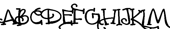 ZP Gregarine Expanded Font UPPERCASE
