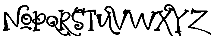 ZP Gregarine Expanded Font UPPERCASE