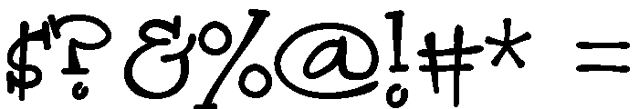 ZP Gregarine Font OTHER CHARS