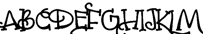 ZP Gregarine Font UPPERCASE