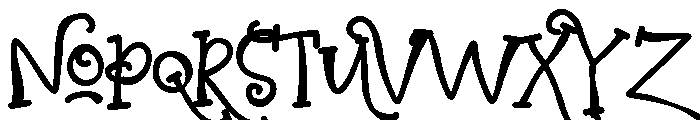 ZP Gregarine Font UPPERCASE
