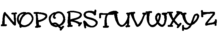 ZP Gregarine Font LOWERCASE