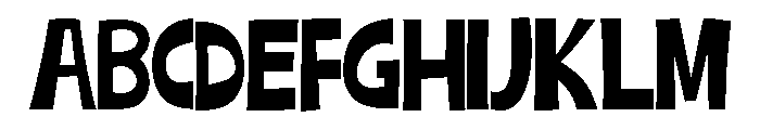ZP Grilled Cheese Condensed Font UPPERCASE