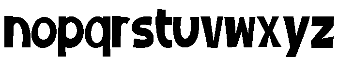 ZP Grilled Cheese Condensed Font LOWERCASE