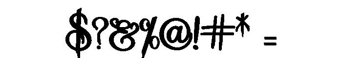 ZP Halloween Elegance Bold Font OTHER CHARS