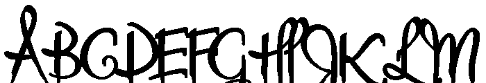 ZP Halloween Elegance Bold Font UPPERCASE