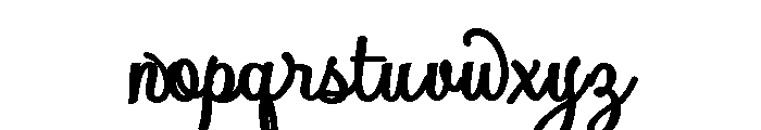 ZP Halloween Elegance Bold Font LOWERCASE