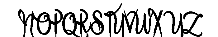 ZP Halloween Elegance Condensed Bold Font UPPERCASE