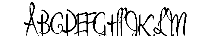 ZP Halloween Elegance Condensed Font UPPERCASE