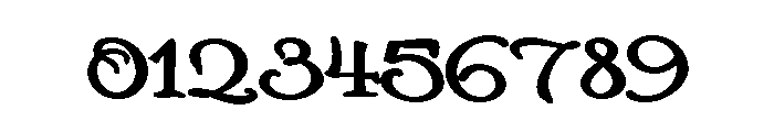 ZP Halloween Elegance Expanded Bold Font OTHER CHARS